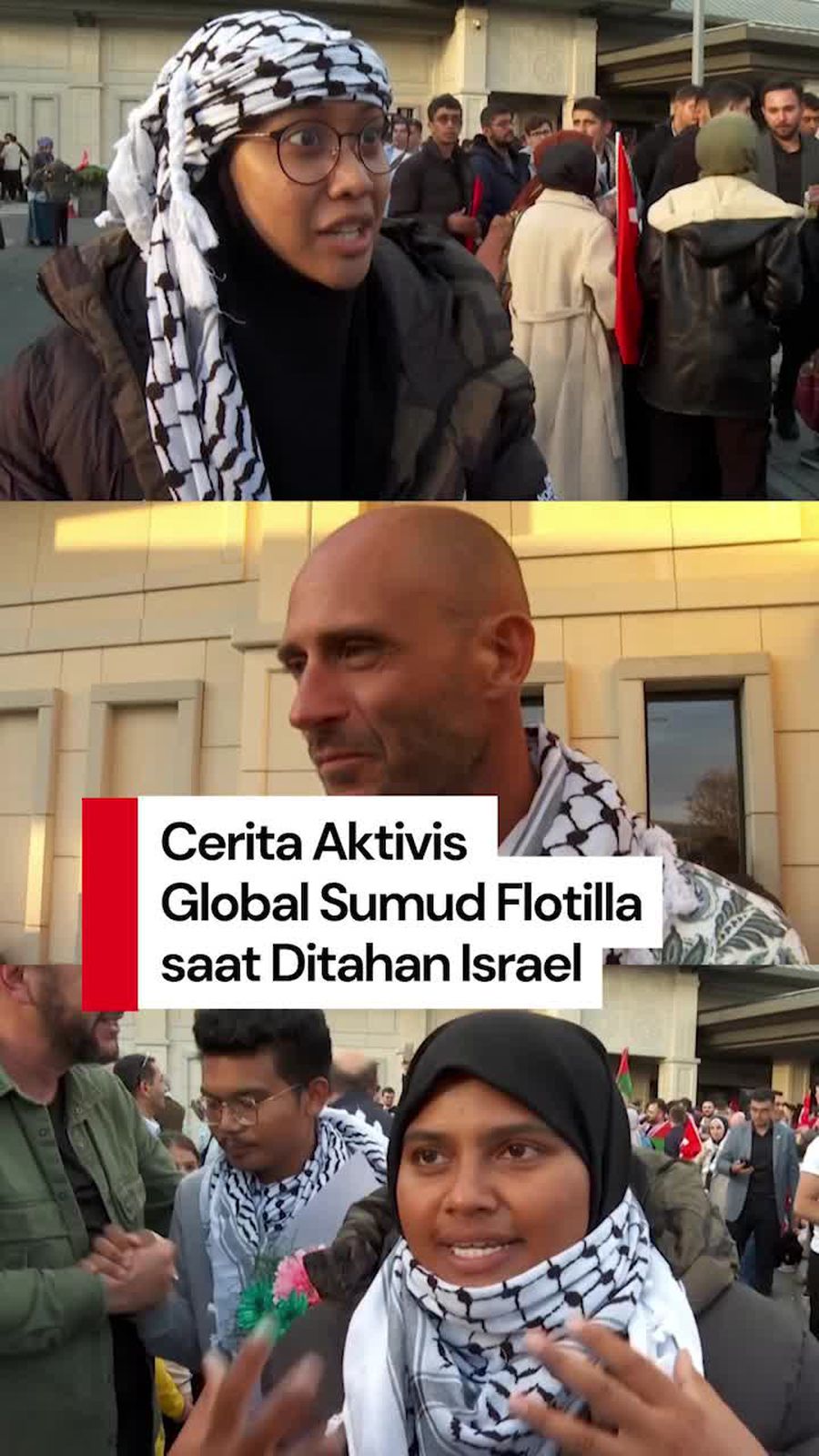 Video: Aktivis Sumud Flotilla Ungkap Perlakuan Buruk di Penahanan Israel