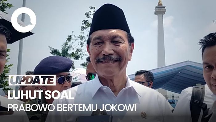 Video Luhut Soal Prabowo Bertemu Jokowi: Bagus Guyub, Kita Doakan Kompak
