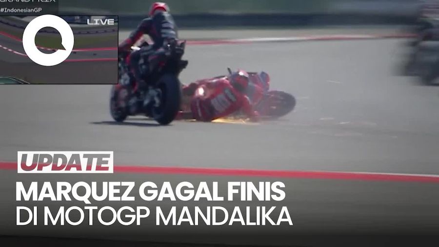 Video: Detik-detik Marc Marquez-Bezzecchi Crash di Mandalika Video: Detik-detik Marc Marquez-Bezzecchi Crash di Mandalika