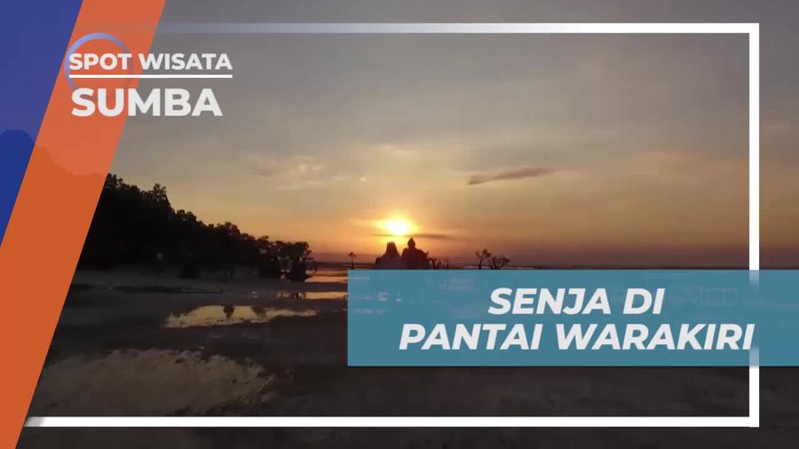 Menikmati Keindahan Sunset di Pantai Warakiri yang Memesona di Sumba  