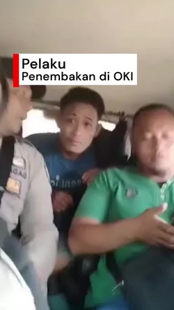 Video: Ditangkap! Ini Tampang Pelaku Penembakan Pria di OKI
