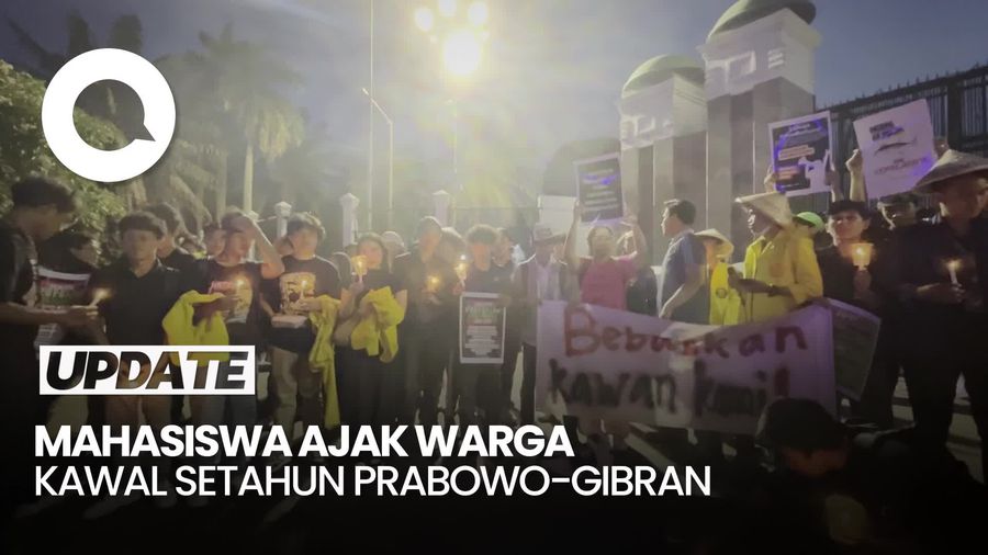 Video: Demo Dengar Pendapat BEM UI di DPR Ditutup Aksi Bakar Lilin