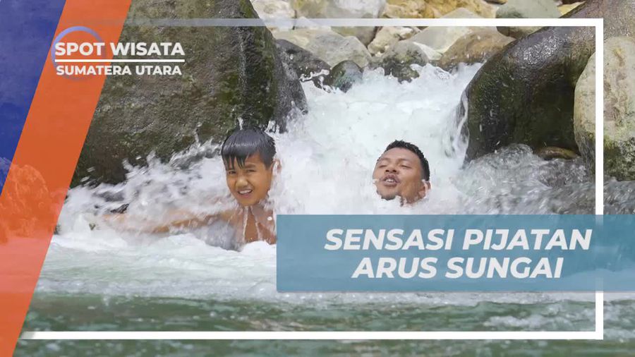 Merasakan Sensasi Pijatan Alam dari Arus Sungai Dua Rasa di Sumatera Utara  