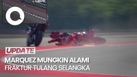 Video: Penjelasan Dokter soal Cedera Marc Marquez yang Crash di Mandalika