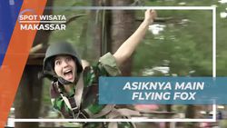 Bermain Asiknya Flying Fox di Makassar