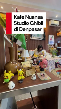 Video: Ada Kafe Bergaya Studio Ghibli di Denpasar, Yuk Lihat!