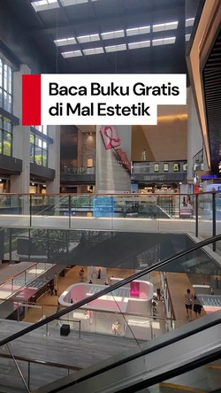 Video: POV Baca Buku Gratis di Mal Estetik