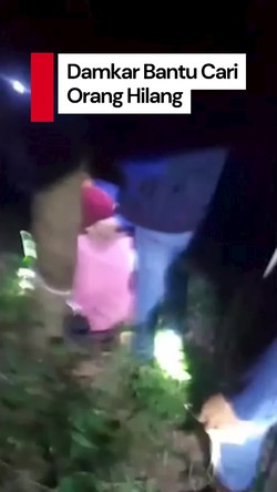 Video: Warga Lampung Selatan Minta Bantuan Damkar Cari Orang Hilang