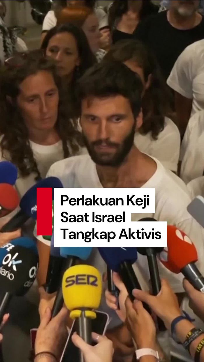 Video: Kesaksian Mirisnya Perlakuan Israel ke Aktivis Global Sumud Flotilla