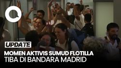 Video: Aktivis Sumud Flotilla Tiba Madrid Seusai Ditahan Israel