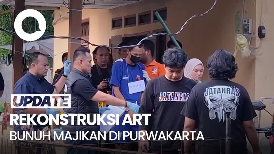 Video: Rekonstruksi ART Bunuh Majikan di Purwakarta, Polisi Ungkap Fakta Baru