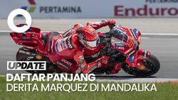 Video: Daftar Panjang Derita Marc Marquez di Mandalika