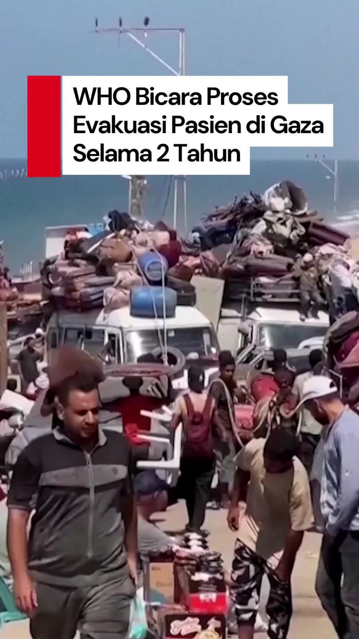 Video WHO: Sekitar 15.600 Pasien di Gaza Masih Menanti Dievakuasi