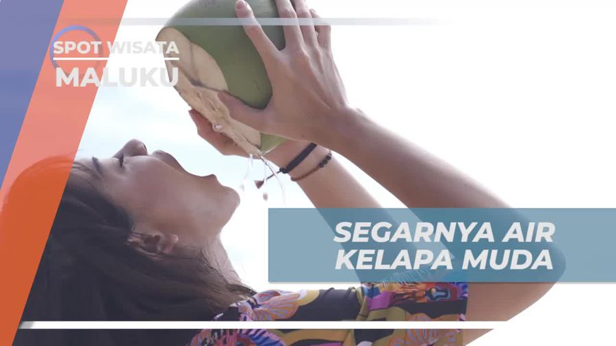 Menikmati Segarnya Air Kelapa Muda di Maluku