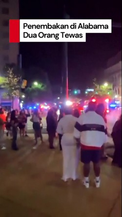 Video: Saling Tembak di Alabama AS, 2 Orang Tewas-14 Luka-luka