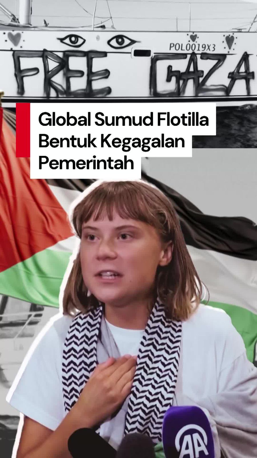 Video Greta Thunberg: Global Sumud Flotilla Bentuk Kegagalan Pemerintah Kita