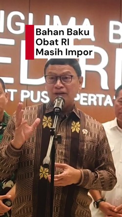 Video Kepala BPOM: 94 Persen Bahan Baku Obat RI Masih Impor