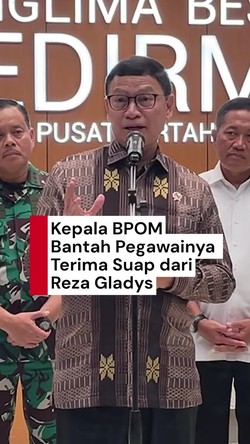 Video Taruna Ikrar Bantah Pegawai BPOM Terima Suap dari Reza Gladys: Itu Hoax!