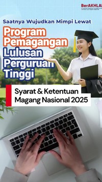 Video: Magang Nasional Bergaji UMR Segera Dibuka, Catat Tanggalnya!