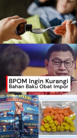 Video: Kurangi Bahan Baku Obat Impor, BPOM Gandeng Kemhan