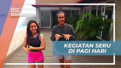 Melakukan Kegiatan Seru Berenang di Kolam Pagi Hari di Bandung
