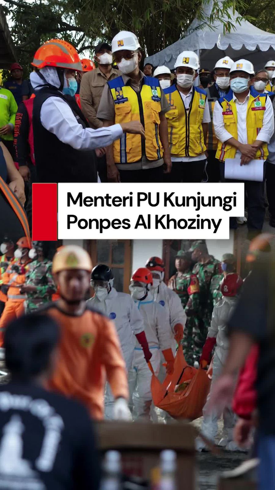 Video Menteri PU Kunjungi Ponpes Al Khoziny