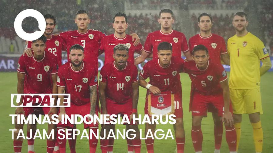 Video: Lawan Arab, Timnas Indonesia Diminta Setajam Pisau Sepanjang Laga