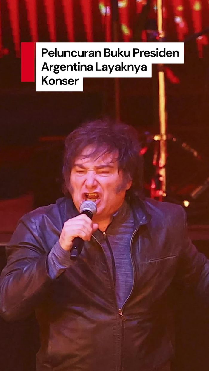 Video: Presiden Argentina Bergaya Ala Rockstar di Peluncuran Buku