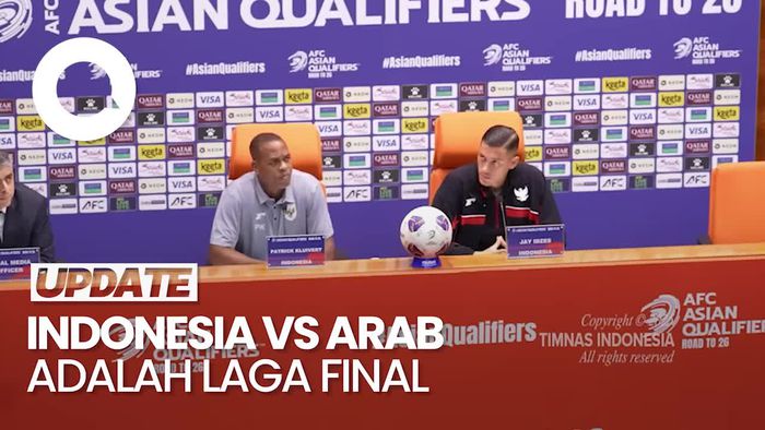 Video Kluivert-Idzes Kompak Sebut Lawan Arab Adalah Partai Final