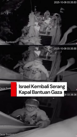 Video: Militer Israel Coba Hancurkan CCTV saat Menyerang Kapal Bantuan Gaza