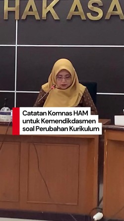 Video: Komnas HAM Sebut Perubahan Kurikulum Buat Siswa-Guru Sulit Adaptasi