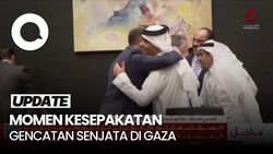 Video Mediator Israel-Hamas Berjabat Tangan Usai Sepakat Gencatan Senjata