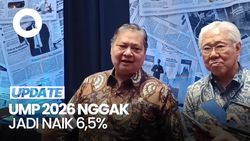 Video Airlangga Ralat Ucapannya yang Sebut UMP 2026 Naik 6,5%
