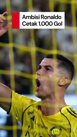Video: Tenang! Ronaldo Belum Mau Pensiun, Masih Ambisi Cetak 1.000 Gol