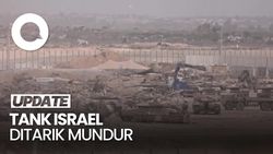 Video: Tank Israel Ditarik Mundur Usai Gencatan Senjata dengan Hamas