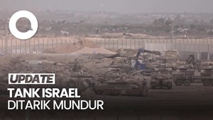 Video: Tank Israel Ditarik Mundur Usai Gencatan Senjata dengan Hamas