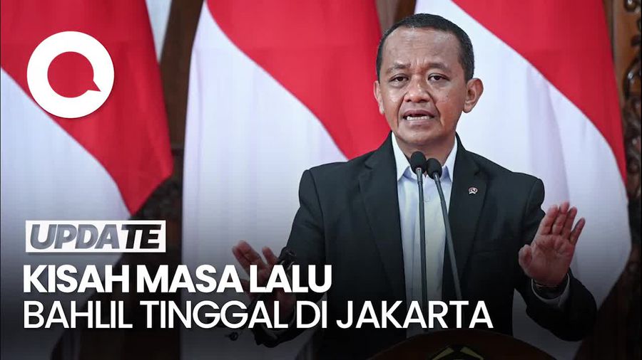 Video Bahlil Cerita Masa Sulit Hidup di Jakarta: Tidur di Musala-Jalan Kaki