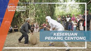 Menghadiri Keseruan Perang Centong di Desa Jalawastu, Jawa Tengah