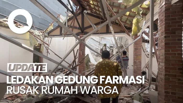 Video: Ledakan Gedung Farmasi Rusak Rumah, Pemilik Minta Tanggung Jawab 