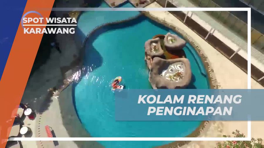 Menikmati Staycation di Hotel Mewah dengan Kolam Renang Futuristik di Karawang