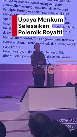 Video: Menkum Terbitkan Permen Baru Atasi Kisruh Royalti