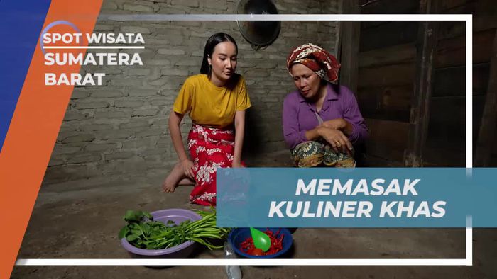 Memasak Kuliner Khas Nagari Sungai Pinang Secara Bersama-sama di Sumatera Barat