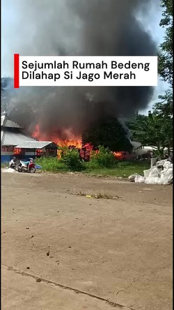 Video: Sejumlah Rumah Bedeng di Kelapa Gading Jakut Terbakar