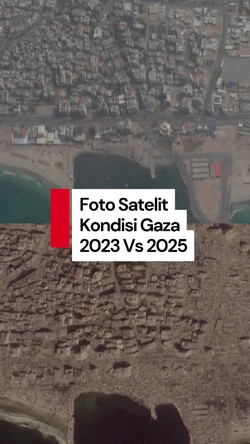 Video: Visual Satelit Sebelum dan Setelah Genosida Gaza oleh Israel