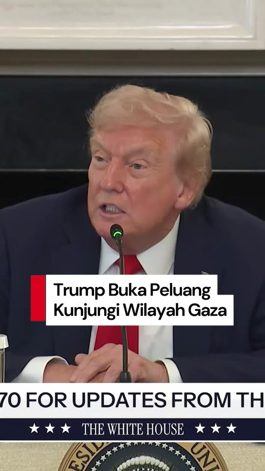 Video: Trump Buka Peluang Kunjungi Gaza untuk Kesepakatan Perdamaian