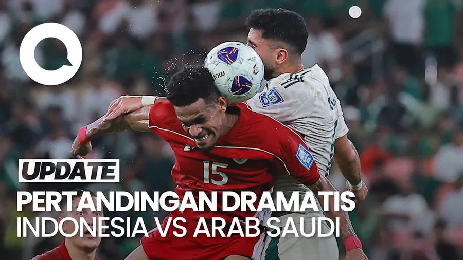 Video: Simak Lagi Momen-momen Seru Pertandingan Indonesia vs Arab Saudi