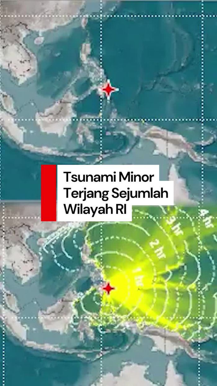Video: Daftar Wilayah RI Terdampak Tsunami Minor Imbas Gempa Filipina