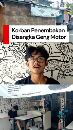 Video Korban Ungkap Alasan Pelaku Serang Warkop: Kami Disangka Geng Motor