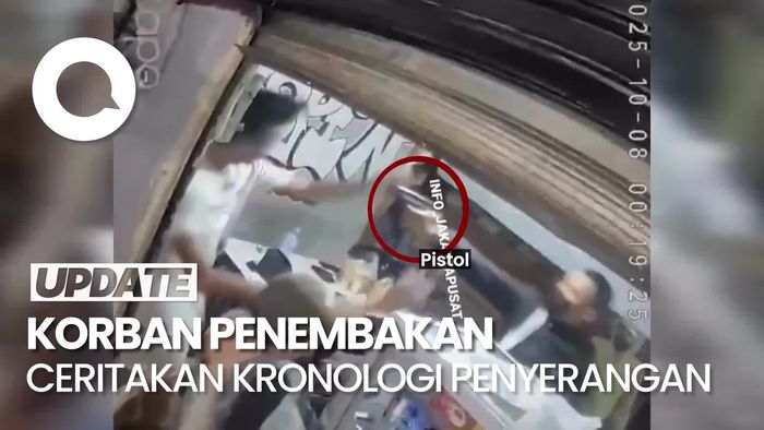 Video: Cerita Korban Ditembak Geng Motor saat Jaga Warkop di Tanah Abang
