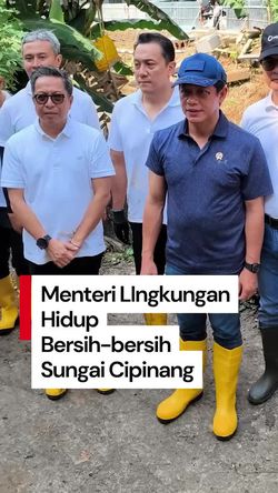 Video Rencana KLH Tangani Sampah di Sungai Cipinang